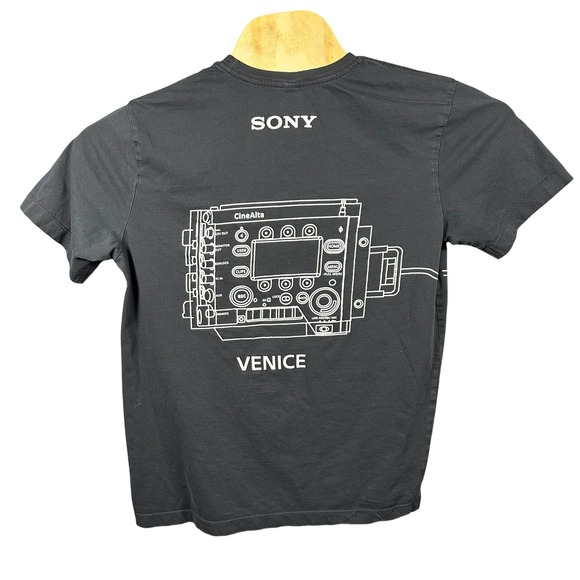 Sony CineAlta Venice Men's Medium Graphic T-Shirt Black Camera Design - Picture 2 of 11